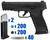 T4E .43 Cal Romeo Training Pistol Paintball Package Kit - TPM1 - Black