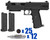 Tippmann TiPX Training Paintball Pistol Package Kit - Black