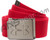 Under Armour Webbed Belt - Red/Graphite (600)