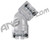 Universal 45 Degree Feed Neck Elbow - Clear