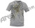 2010 Valken Paintball Gold Skulls T-Shirt - Grey