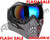 V-Force Grill Paintball Mask - SE GI Logo Charcoal w/ Mirror Blue Lens