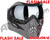 V-Force Grill Paintball Mask - SE GI Logo Charcoal w/ Quicksilver HDR Lens