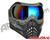 V-Force Grill Paintball Mask - Reverse Olive w/ Mirror Blue Lens