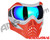 V-Force Grill Paintball Mask - SE Silver/Red w/ Kryptonite HDR Lens