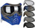 V-Force Grill Mask w/ Additional FREE Lens - Grey/Blue (Azure)