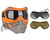 V-Force Grill Paintball Mask w/ Mirror Lens - SE Orange/Taupe