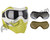 V-Force Grill Paintball Mask w/ Mirror Lens - SE White/Lime
