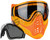 V-Force Profiler Paintball Mask w/ FREE Additional Smoke Lens - Yellow On Orange Referee