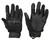 Warrior Paintball Full Finger Carbon Knuckle Gloves - Black