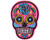 Warrior Iron On Embroidered Morale Patch - Sugar Skull (8-Pack)