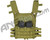 Warrior Low Profile Plate Carrier Paintball Vest - Olive Drab