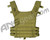 Warrior Low Profile Plate Carrier Paintball Vest - Olive Drab