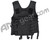 Warrior Paintball Zip Up Molle Vest - Black