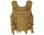 Warrior Paintball Zip Up Molle Vest - Coyote