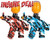 GELSTRIKE 2-Pack Apex AK Rapid Blaster Bundle - Red & Blue