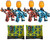 GELSTRIKE Apex AK Rapid Blaster Backyard Bundle - Red & Blue