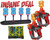 GELSTRIKE Delta Rapid Blaster Starter Bundle - Lava Red