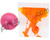 GI Sportz 4 Star 100 Round Paintballs - Metallic Pink Shell Tournament Orange Fill ( .68 Caliber )