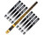 HK Army 15" Autococker Threaded LAZR Elite "Orbit" Barrel Kit w/ Black Inserts - Dust Gold/Black