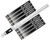 HK Army 15" Luxe Threaded LAZR Elite "Fossil" Barrel Kit w/ Black Inserts - Dust Silver