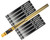 HK Army 15" Luxe Threaded LAZR Elite "Nova" Barrel Kit w/ Black Inserts - Gold/Black