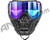 HK Army HSTL Skull Thermal Paintball Mask w/ Free Goggle Bag - Reaper (Black w/ Ice Lens)