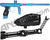 HK Army Shocker AMP Electronic Paintball Gun w/ Free TFX 3 Loader & Marker Stand - Splash Arctic (Teal/Pink)