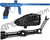 HK Army Shocker AMP Electronic Paintball Gun w/ Free TFX 3 Loader & Marker Stand - Splash Cobalt (Blue/Black)