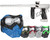 Empire Axe 2.0 Paintball Gun w/ V-Force Grill 2.0 Mask Bundle - Dust Silver/Dust Silver