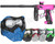 Empire Axe 2.0 Paintball Gun w/ V-Force Grill 2.0 Mask Bundle - Fade Dust Black/Dust Pink