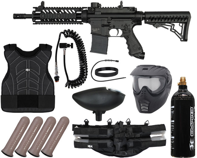 Kit De Protection Paintball Tippmann TMC Niveau 1 - Noir/Brun Taille Petit/Moyen - Neuf