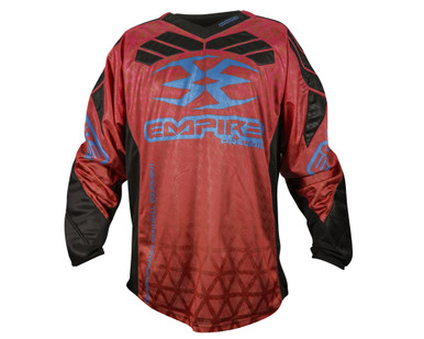 Maillot De Paintball Empire Prevail – Taille L, Rouge Et Noir – Légère