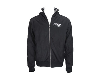 Sly Pro-Merc Zip-Up Hoodie Sweatshirt - Black - Large (ZYX-2070)