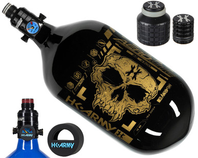 Bouteille HK Army Aerolite Extra Lite 36/4500 Psi – Noir/Rouge (bouteille Seule)