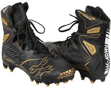 Refurbished - HK Army Diggerz Paintball Cleats - Black/Gold - Size
