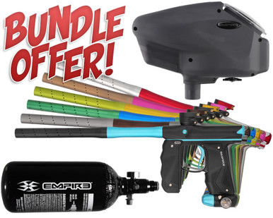 Empire Mini GS TP Paintball Gun w/ (Grey) Halo Too & 48/3000