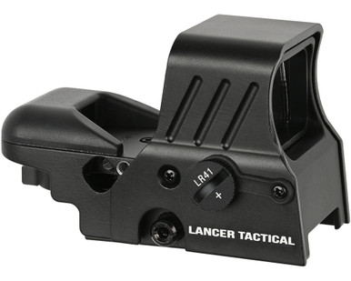Lancer Tactical 4-Reticle Red/Green Dot Reflex Sight w/ QD Mount