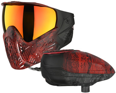 Bunkerkings CMD Mask & CTRL2 Loader Killer Combo - Fire Black Highlander