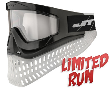 JT ProFlex X Paintball Mask w/ Quick Change System - Black/Clear