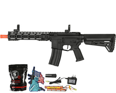 Lancer Tactical BG Defense Type-A SPR 10" Gen 2 AEG Airsoft Rifle ...