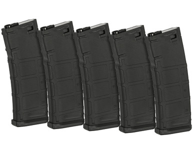 Zion Arms M4/M16 Mid-Cap 140 Round Magazines - 5 Pack - Black (ZA