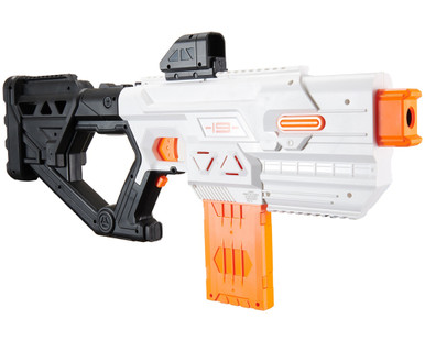 Cyber Walker Alpha Auto Electric Dart Blaster - White/Orange - (CW