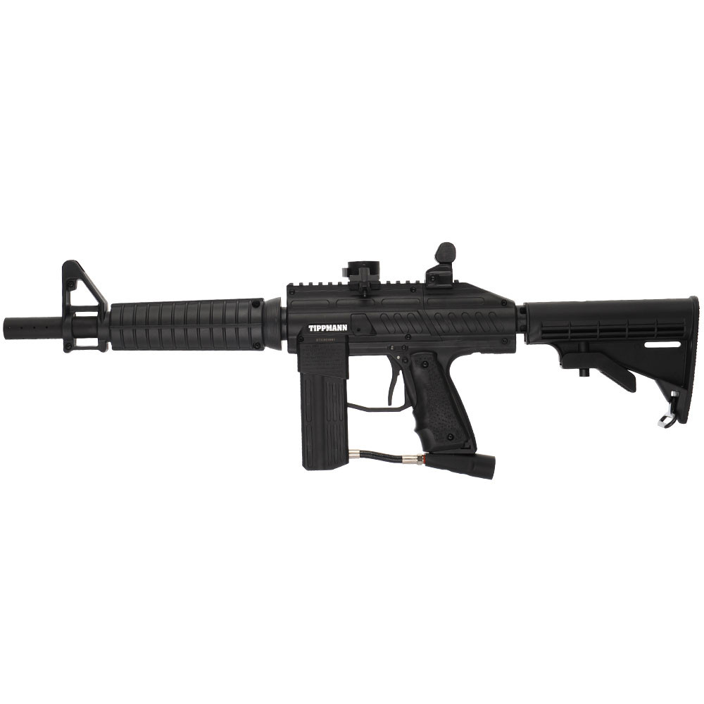 Pistolet Paintball CO2 Stryker STR-1 Argent + Trémie Viewloader – Occasion