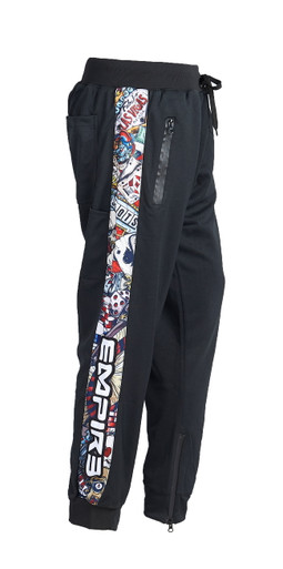 Pantalon Paintball Empire Classic – Noir/Gris, Taille Large, Neuf