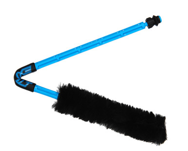 New Exalt Paintball Barrel Maid Swab Squeegee - Folding Design, Solid Blue Color
