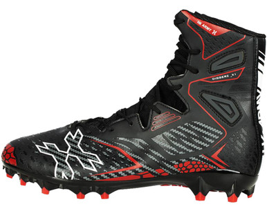 hed〇〇hog Diggerz_X1 Hightop Paintball Cleats - Black/Grey