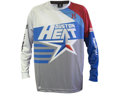 HK Army Freeline Paintball Jersey – Houston Heat Away – Bleu/Rouge – 2XL – Neuf