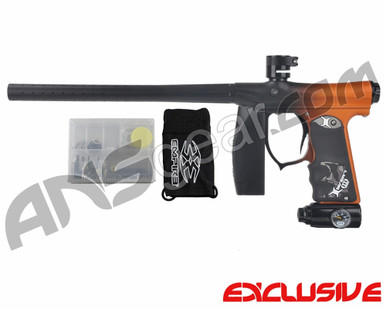 Invert Mini FS Paintball Marker - Fade Dust Black/Orange - ANSgear.com
