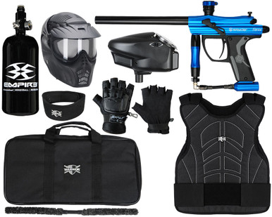 Harnais/ceinture De Paintball Kingman Spyder Noir - Support Tubes Et Réservoir